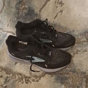 Brooks Black and Gray Athletic Shoes